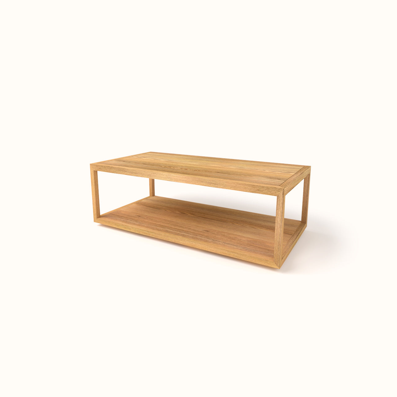 Wooden coffee table